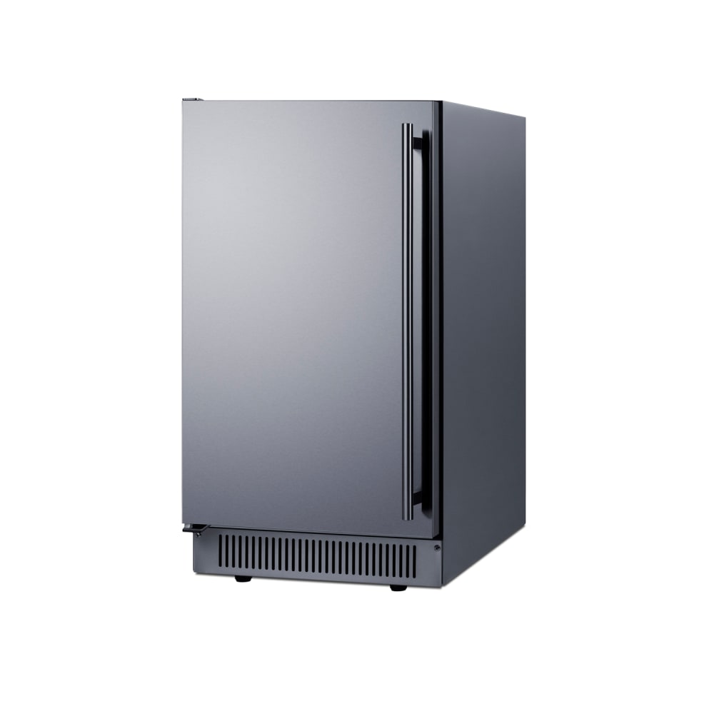 Summit BIM182ADALHD 18"W Full Cube Undercounter Ice Machine - 60 lbs/day, Air Cooled, ADA
