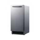 Summit BIM26H32 15"W Crescent Cube Undercounter Ice Machine - 25 lbs/day, Air Cooled, No Drain Needed, 115v thumbnail 2