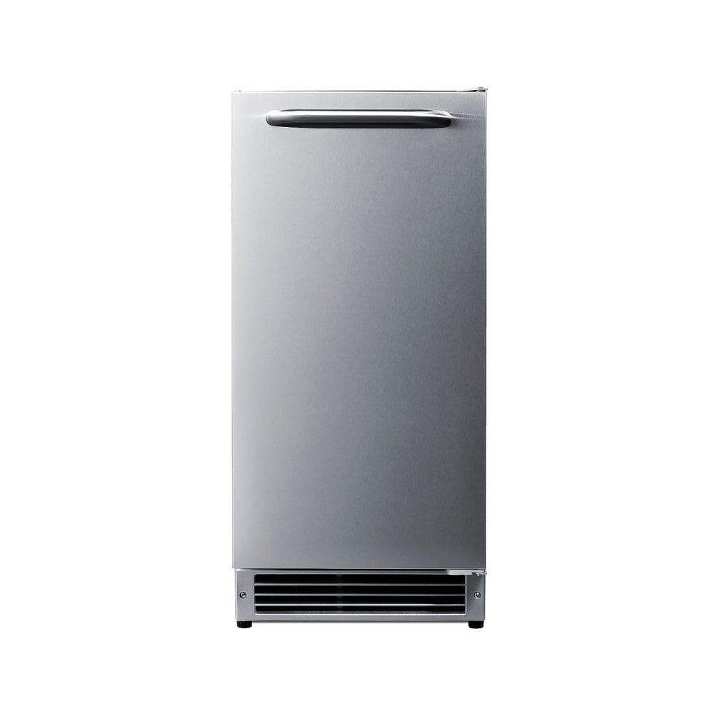 Summit BIM271OS 15"W Crescent Cube Undercounter Ice Machine - 25 lbs/day, Air Cooled, No Drain Needed, 115v