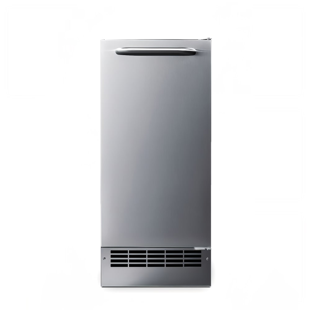 Summit BIM27OSADA 15"W Crescent Cube Undercounter Ice Machine - 25 lbs/day, Air Cooled, No Drain Needed, 115v