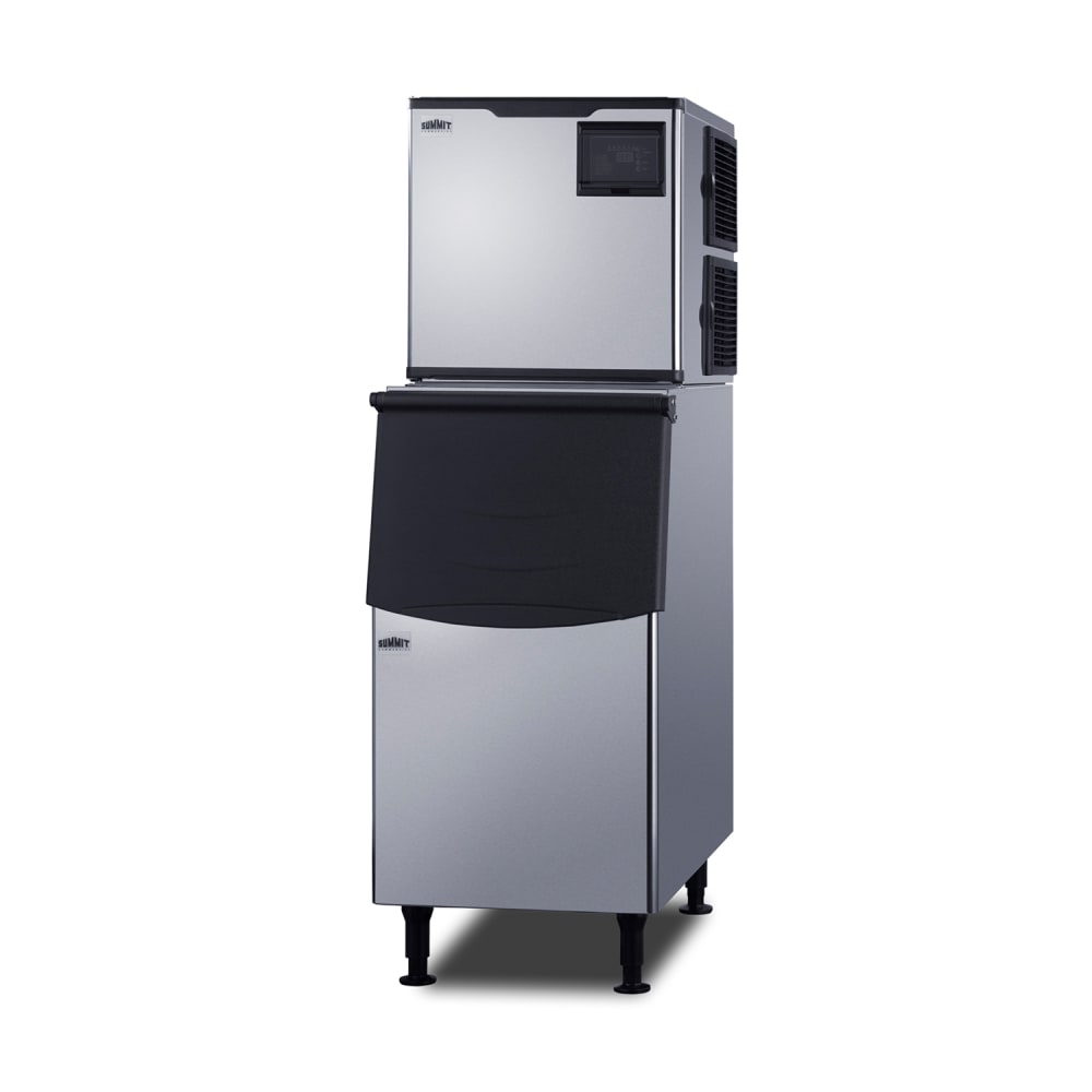 Summit BIM352KBIN 350 lb Full Cube Ice Machine w/ Bin - 275 lb Storage, Air Cooled, 115v