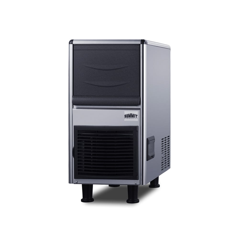 Summit BIM55BU 14 3/4"W Bullet Cube Undercounter Ice Machine - 55 lbs/day, Air Cooled
