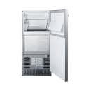 Summit BIM68OSPUMP 14 7/8"W Top Hat Undercounter Ice Machine - 62 lbs/day, Air Cooled, Pump Drain, 115v thumbnail 3