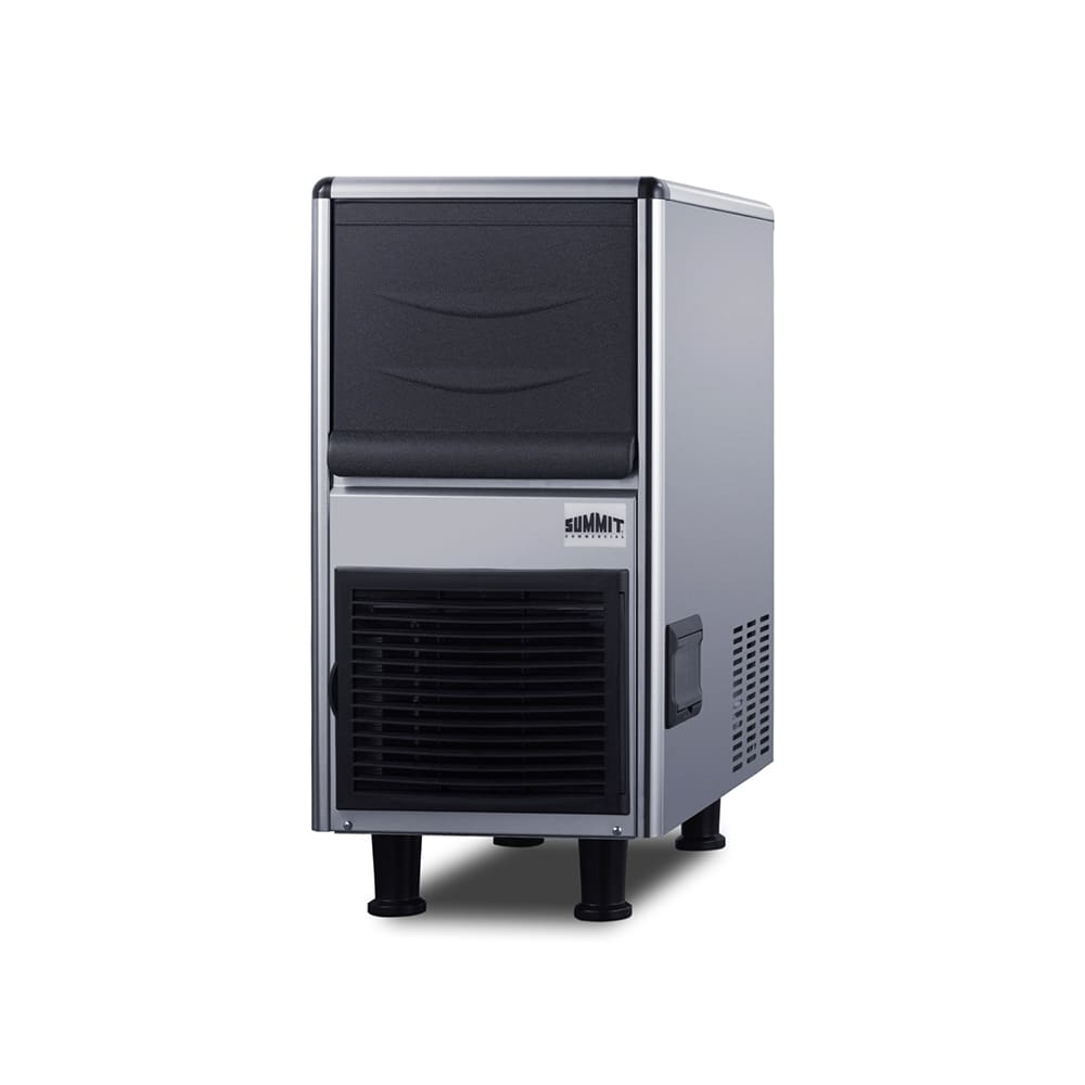 Summit BIM77BU 14 3/4"W Bullet Cube Undercounter Ice Machine - 77 lbs/day, Air Cooled