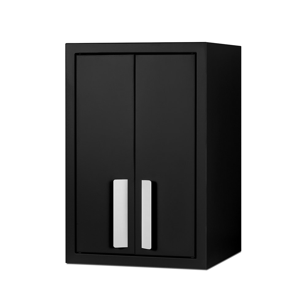 Summit CAB12TALLBLK Wall Mounted Cabinet - 12"W x 12"D x 18"H, Metal, Black