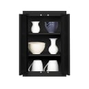 Summit CAB12TALLBLK Wall Mounted Cabinet - 12"W x 12"D x 18"H, Metal, Black thumbnail 4