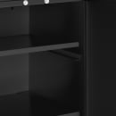 Summit CAB12TALLBLK Wall Mounted Cabinet - 12"W x 12"D x 18"H, Metal, Black thumbnail 5