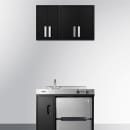 Summit CAB12TALLBLK Wall Mounted Cabinet - 12"W x 12"D x 18"H, Metal, Black thumbnail 7