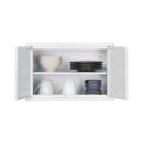 Summit CAB1812WHITE Wall Mounted Cabinet - 18"W x 12"D x 12"H, Metal, White thumbnail 4