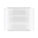 Summit CAB1818WHITE Wall Mounted Cabinet - 18"W x 12"D x 18"H, Metal, White thumbnail 2