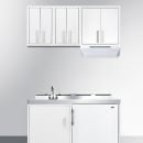 Summit CAB1818WHITE Wall Mounted Cabinet - 18"W x 12"D x 18"H, Metal, White thumbnail 7