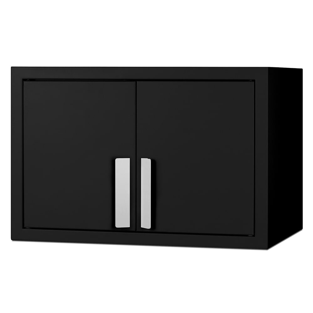 Summit CAB18SHORTBLK Wall Mounted Cabinet - 18"W x 12"D x 12"H, Metal, Black