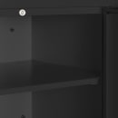 Summit CAB18SHORTBLK Wall Mounted Cabinet - 18"W x 12"D x 12"H, Metal, Black thumbnail 5