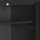 Summit CAB18SHORTBLK Wall Mounted Cabinet - 18"W x 12"D x 12"H, Metal, Black thumbnail 6