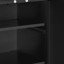 Summit CAB18TALLBLK Wall Mounted Cabinet - 18"W x 12"D x 18"H, Metal, Black thumbnail 5