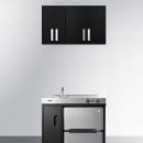 Summit CAB18TALLBLK Wall Mounted Cabinet - 18"W x 12"D x 18"H, Metal, Black thumbnail 7