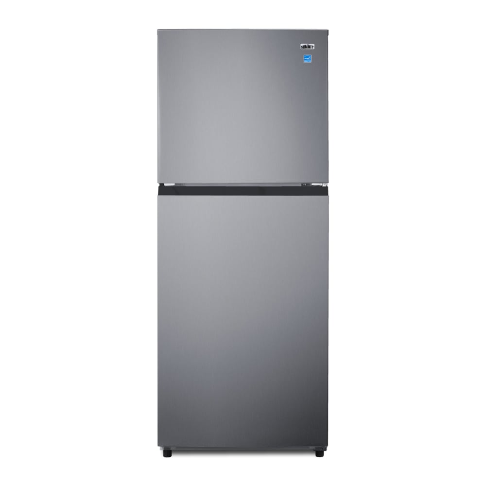 Summit FF1089PL 10.1 cu ft Compact Home Refrigerator & Freezer - Black/Stainless, 115v
