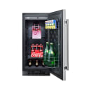 Summit FF1532BSS 14 3/4" W Undercounter Refrigerator w/ (1) Section & (1) Door, 115v thumbnail 4
