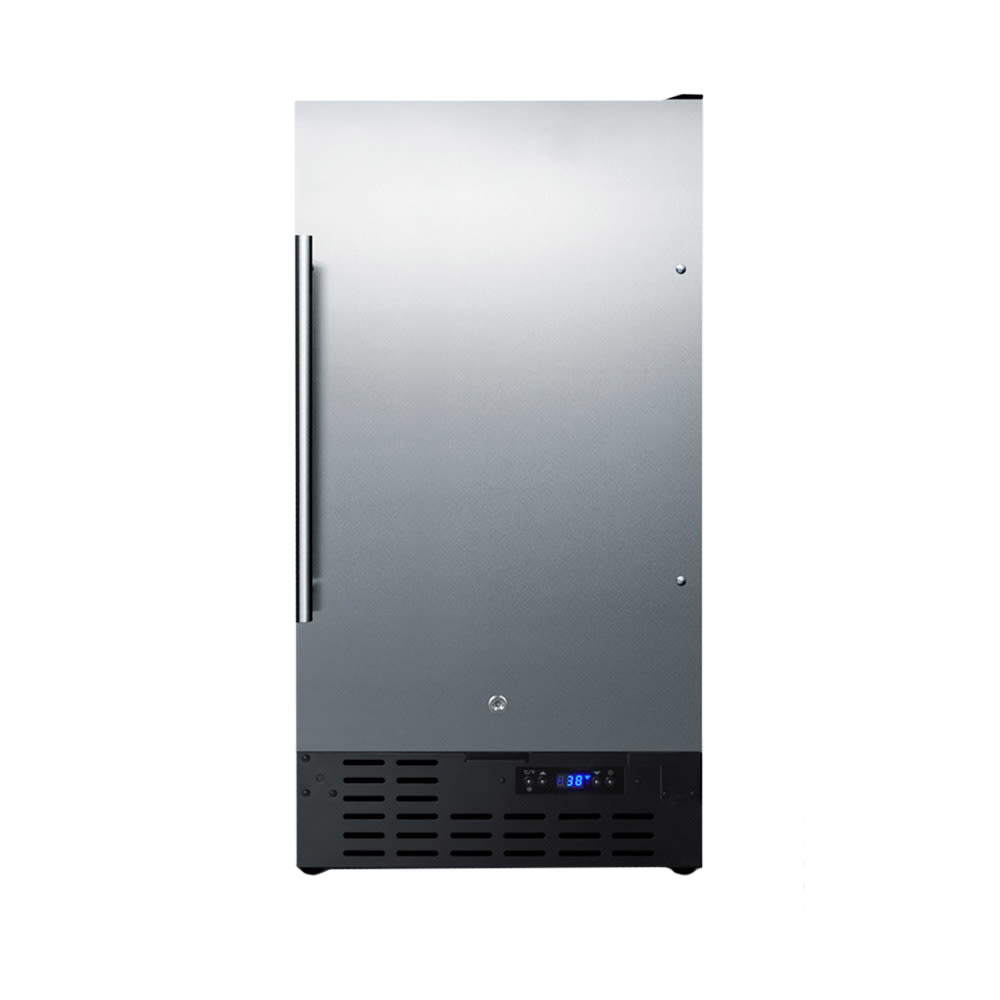 Summit FF1843BCSS 17 3/4" W Undercounter Refrigerator w/ (1) Section & (1) Door, 115v