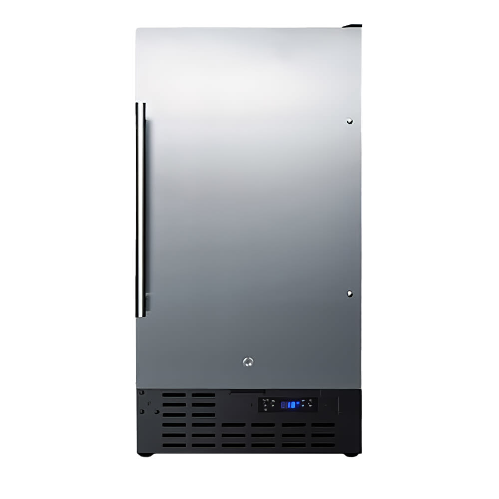 Summit FF1843BSSADA 17 3/4"W Undercounter Refrigerator w/ (1) Section & (1) Solid Door - Stainless Steel, 115v