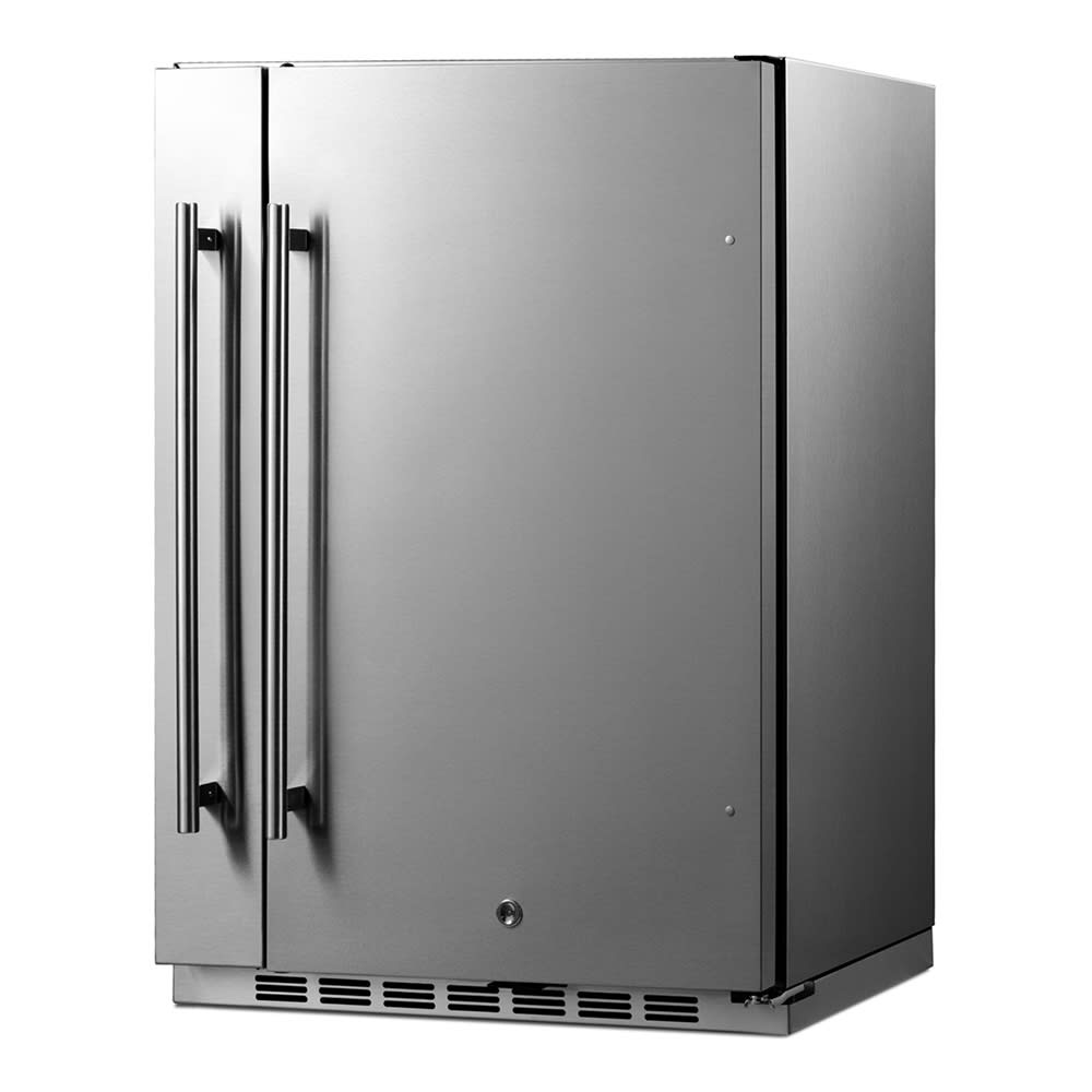 Summit FF19524 23 3/4" Undercounter Refrigerator w/ (1) Door & (1) Pull Out Compartment, 115v