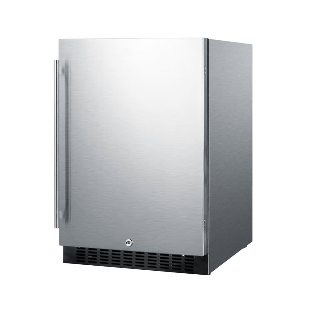 Summit FF64BCSS 23 5/8" W Undercounter Refrigerator w/ (1) Section & (1) Door, 115v