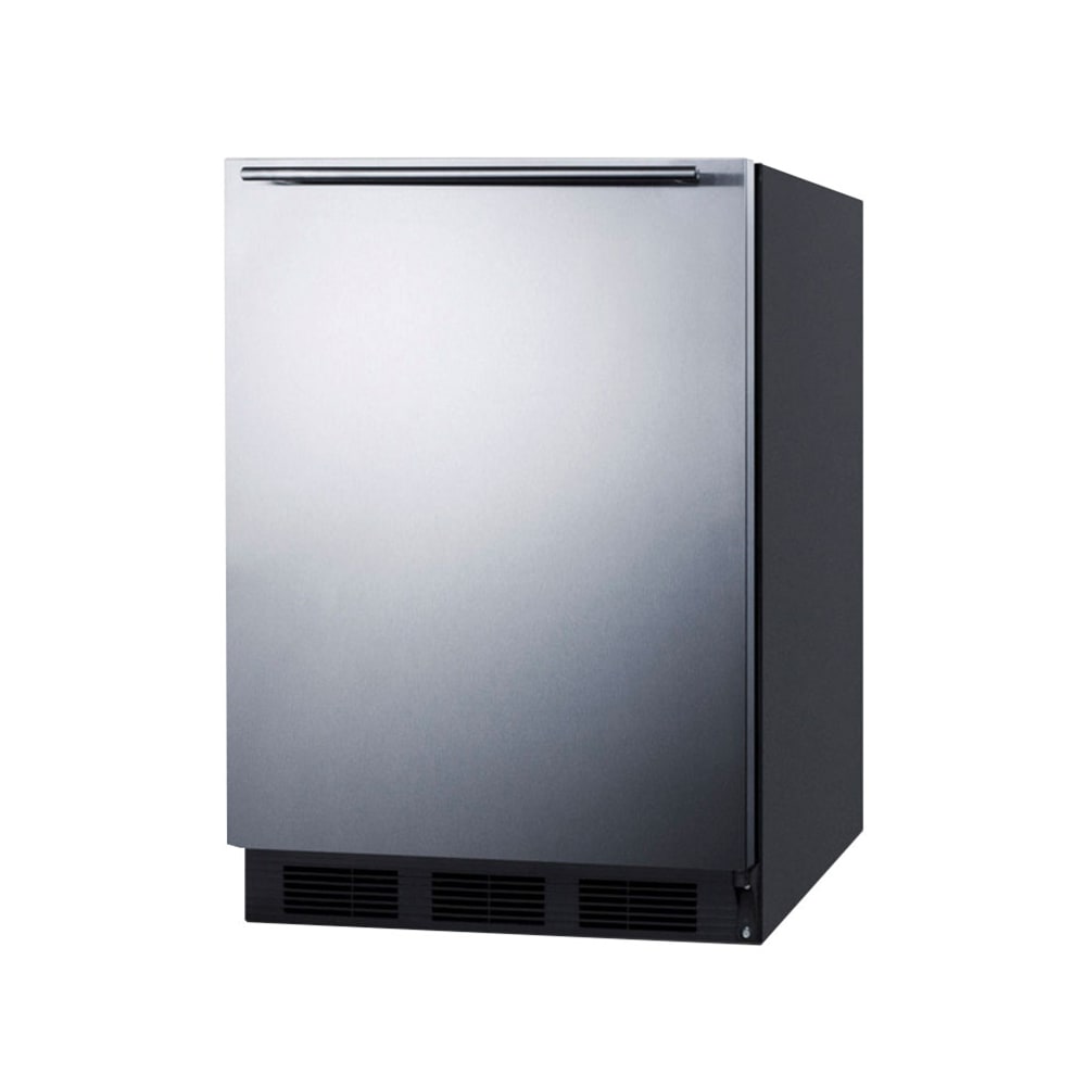 Summit FF6BK7SSHH 23 5/8" W Undercounter Refrigerator w/ (1) Section & (1) Door, 115v