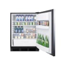 Summit FF6BK7SSHH 23 5/8" W Undercounter Refrigerator w/ (1) Section & (1) Door, 115v thumbnail 4
