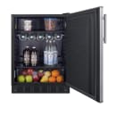 Summit FF708BL7SS 24" Undercounter Refrigerator w/ (1) Section & (1) Door, 115v thumbnail 6