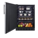 Summit FF708BL7SSADALHD 23 5/8" Undercounter Refrigerator w/ (1) Section & (1) Door, 115v thumbnail 4