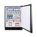 Summit FF7BKSSHH 23 5/8" W Undercounter Refrigerator w/ (1) Section & (1) Door, 115v thumbnail 4