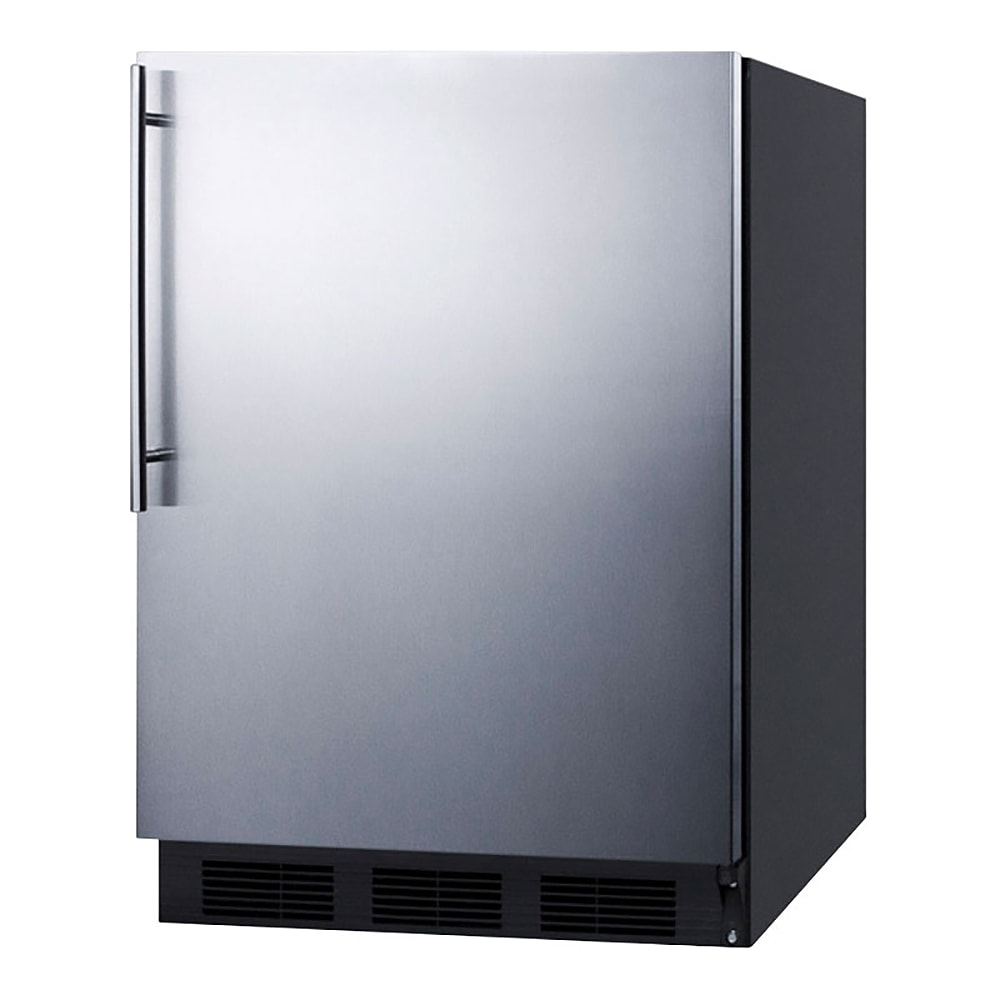 Summit FF7BKSSHV 24" W Undercounter Refrigerator w/ (1) Section & (1) Door, 115v
