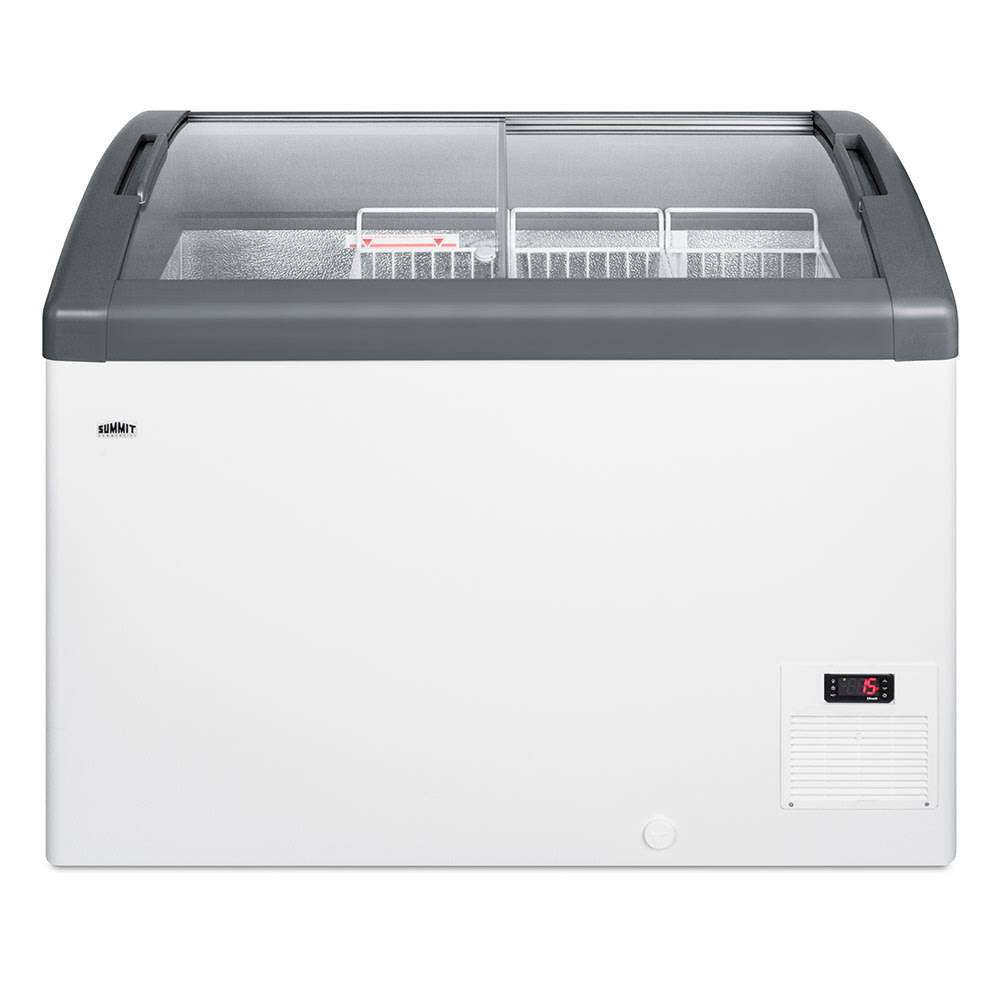 Summit FOCUS106 42" Mobile Ice Cream Freezer w/ 3 Basket Capacity - White, 115v