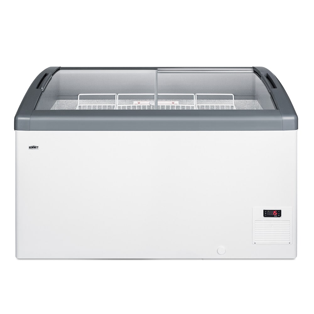 Summit FOCUS131 52" Mobile Ice Cream Freezer w/ 4 Basket Capacity - White, 115v