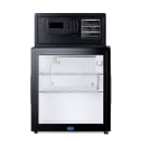 Summit MBSAFEG 1.6 cu ft Minibar Refrigerator & Safe w/ Glass Door - Black, 115v thumbnail 2