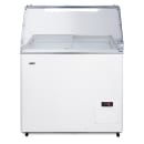 Summit NOVA22PDC 30" Mobile Ice Cream Dipping Cabinet w/ 6 Tub Capacity - White, 115v thumbnail 2