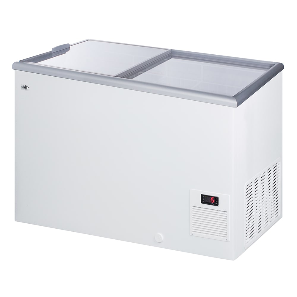 Summit NOVA35 43" Mobile Ice Cream Freezer w/ 2 Baskets - White, 115v