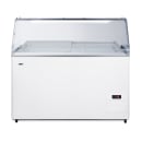 Summit NOVA35PDC 43" Mobile Ice Cream Dipping Cabinet w/ 10 Tub Capacity - White, 115v thumbnail 2