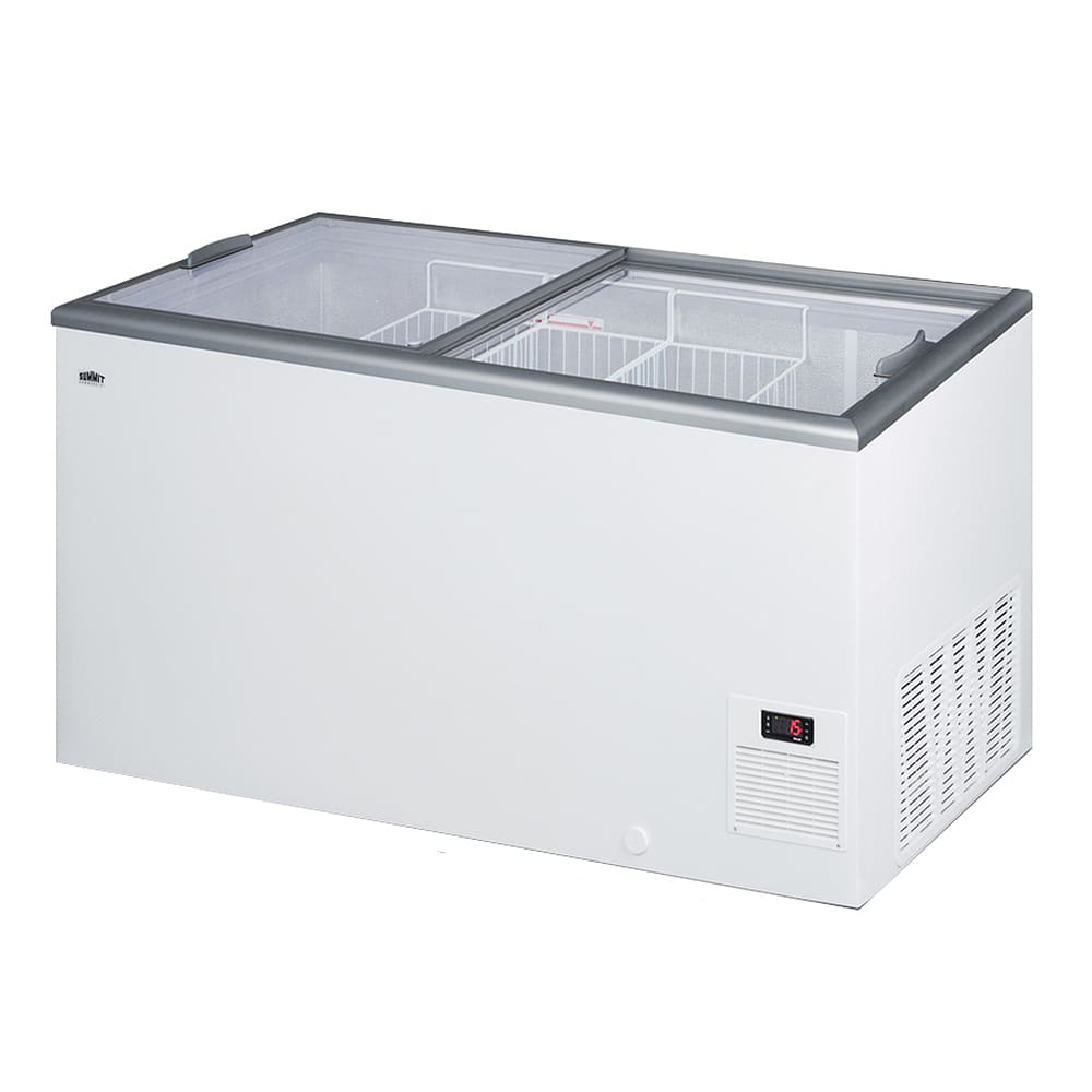 Summit NOVA45 53" Stand Alone Ice Cream Freezer w/ Wire Storage Baskets - White, 115v