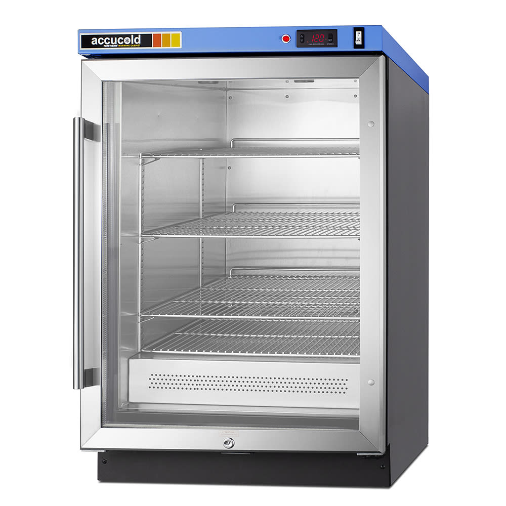 Accucold 4 1/2 cu ft Reach In Blanket Warmer - Locking, Black, 115v (PTHC65G)