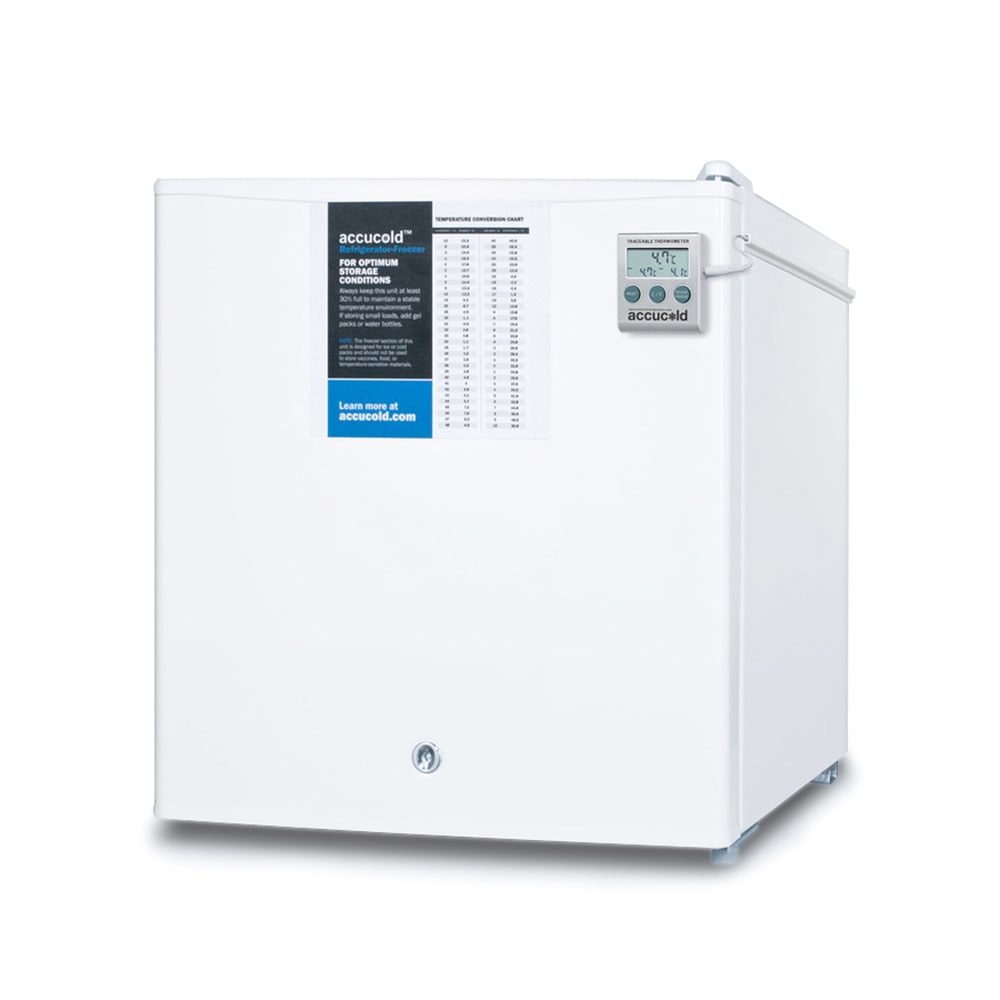 Accucold 18" Two-Section Countertop Medical Refrigerator/Freezer - White, 115v (S19LWHPLUS2)