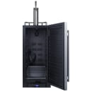 Summit SBC15BEER 15" Kegerator Beer Dispenser w/ (1) Keg Capacity - (1) Column, Black/Stainless, 115v thumbnail 3