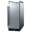 Summit SBC15NKCSS 15" Kegerator Beer Dispenser w/ (1) Keg Capacity - No Tap Kit, Stainless, 115v thumbnail 2