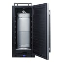 Summit SBC15NKCSS 15" Kegerator Beer Dispenser w/ (1) Keg Capacity - No Tap Kit, Stainless, 115v thumbnail 4