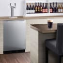 Summit SBC58BLBIADAWKDTWIN 24" Kegerator Wine Dispenser w/ (1) Keg Capacity - (1) Column, Black, 115v thumbnail 5