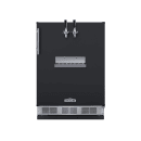 Summit SBC58BFRTP 24" Front Tap Kegerator Beer Dispenser w/ (2) Keg Capacity - Black, 115v thumbnail 2