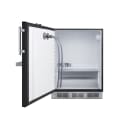 Summit SBC58BFRTPADALHD 24" Front Tap Kegerator Beer Dispenser w/ (2) Keg Capacity - Black, 115v thumbnail 3