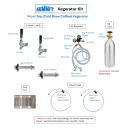 Summit SBC58BFRTPCFADA 24" Front Tap Cold Brew Dispenser w/ (2) Keg Capacity - Black, 115v thumbnail 7