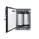 Summit SBC58BFRTPCFADALHD 24" Front Tap Cold Brew Dispenser w/ (2) Keg Capacity - Black, 115v thumbnail 4