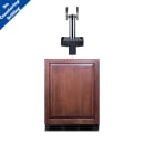 Summit SBC58BLIFFLTWADA 24" Floating Tap Kegerator Beer Dispenser w/ (2) Keg Capacity - (1) Column, Panel Ready, 115v thumbnail 3